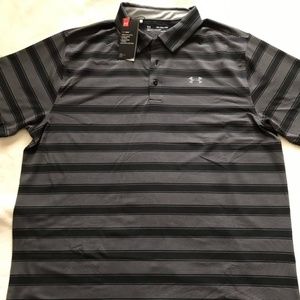Under Armour Men's Striped Polo Size 2 XL